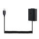 USB Cable To NP-FW50 Regulated Dummy Battery Cable USB Cable To NP-FW50 Regulated Dummy Battery Cable