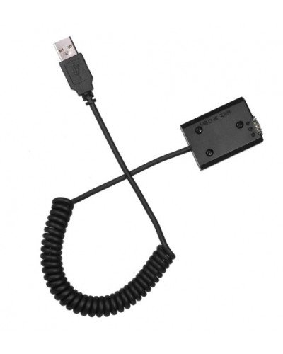 USB Cable To NP-FW50 Regulated Dummy Battery Cable USB Cable To NP-FW50 Regulated Dummy Battery Cable