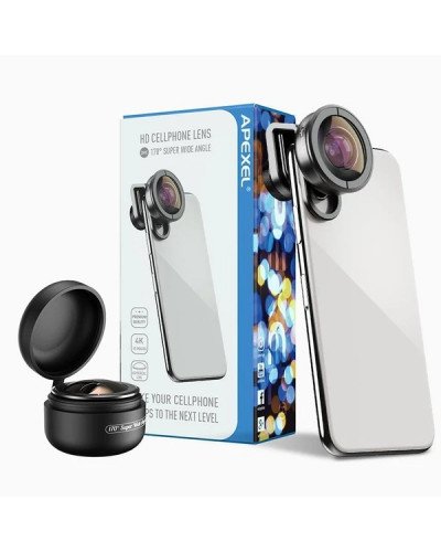 APEXEL APL-HD5SW 170° Super Wide Angle Lens for Dual Lens