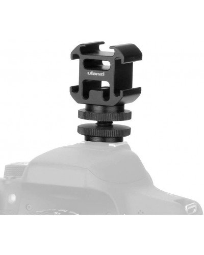 Ulanzi 3 Cold Shoe On-Camera Mount Adapter 