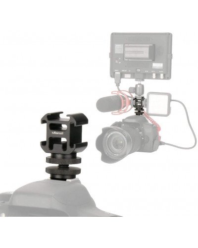 Ulanzi 3 Cold Shoe On-Camera Mount Adapter 