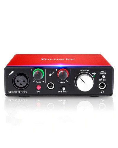Focusrite Scarlett Solo Studio Pack - Interface - Headphones - Mic
