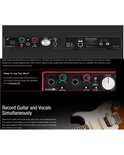 Focusrite Scarlett Solo Studio Pack - Interface - Headphones - Mic