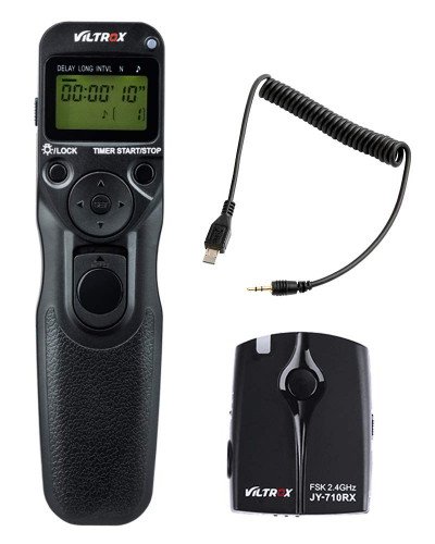 Viltrox JY710 Camera Wireless Timer Remote Shutter Release Control Cable