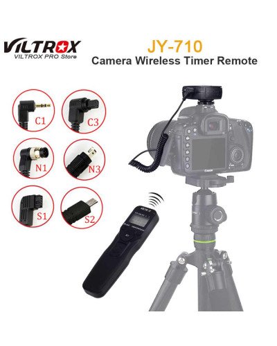 Viltrox JY710 Camera Wireless Timer Remote Shutter Release Control Cable