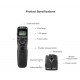 Viltrox JY710 Camera Wireless Timer Remote Shutter Release Control Cable