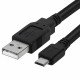 2M Micro USB Charging Cable Black 2M Micro USB Charging Cable Black