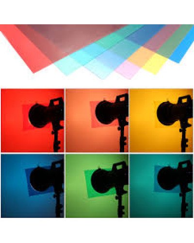 12inch 11in1 Transparent Correction Light Gel Filter Film Sheet
