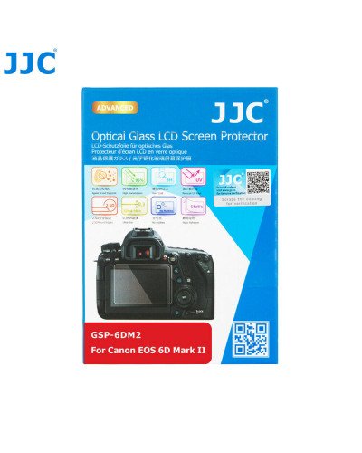 JJC For CANON EOS 6D Mark II Ultra-thin LCD Screen Protector Camera Display Cove