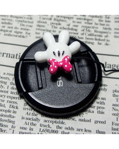 3D Cartoon Minnie Lens Cap holder