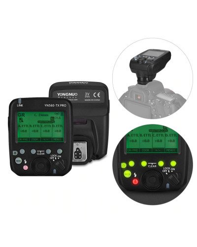 YONGNUO YN560-TX PRO 2.4G On-camera Flash Trigger YONGNUO YN560-TX PRO 2.4G On-camera Flash Trigger