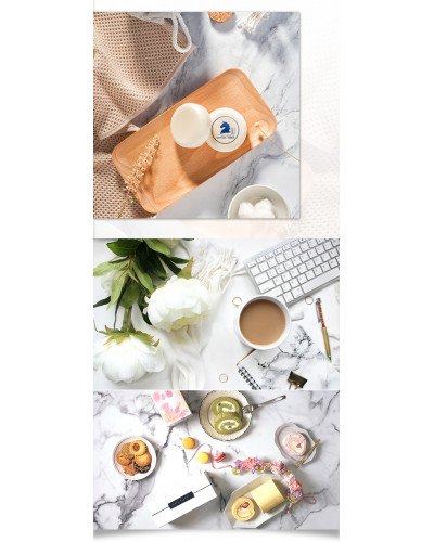 60X90cm 2sides 24color PVC Photography Backdrops