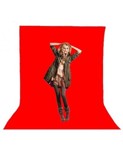 Visico Red Background 3x3m