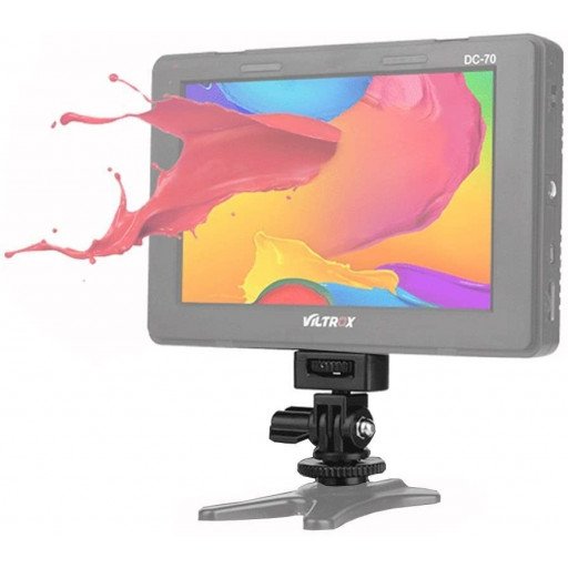 Adjustable Angle Pole Swivel Hot Shoe Mount 1/4" Screw Hot Shoe Mount Adapter