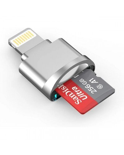 TF Card Reader OTG Adapter MicroSD Alloy Card Reader For iPhone