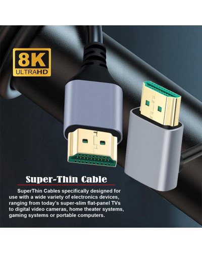 8K UHD HDMI TO HDMI Up 0.5m Cable