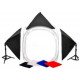Photography Kit - 80x80cms Soft Box Tent 60x60cms Soft Lights (150W)