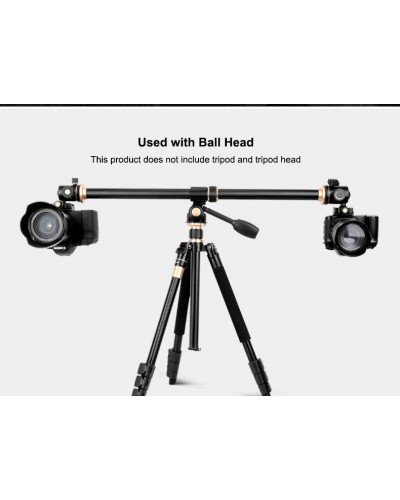 Cadiso QZSD Horizontal Bar Camera Mount Tripod Boom Rotatable
