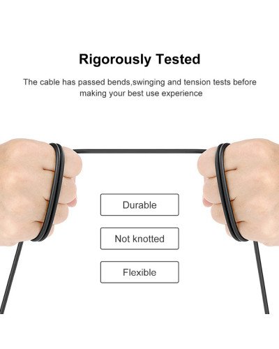 VOXLINK Aux Cable 2 in 1 8 Pin + USB Type C to 3.5mm Car Aux Audio Cable