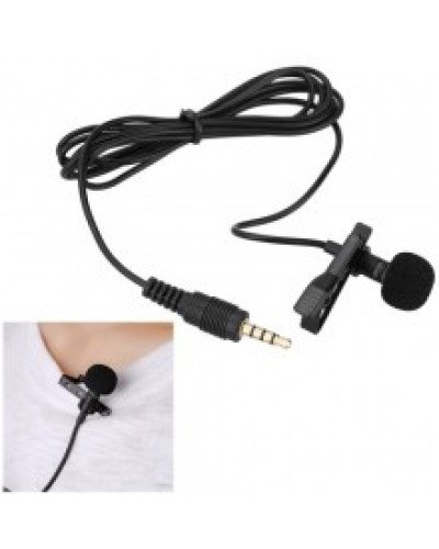 JH043 Lavalier 3.5mm Jack Condenser Wired Mic For smartphone