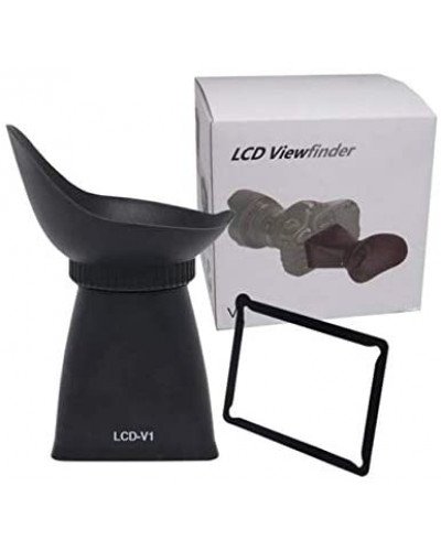 V1 LCD Viewfinder 2.8x 3" Magnifier Eyecup Hood for canon 5DII/7D/500D