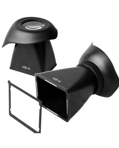 V1 LCD Viewfinder 2.8x 3" Magnifier Eyecup Hood for canon 5DII/7D/500D