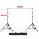 Backdrop Background Stand Set Photography Studio Photo 2x3m Backdrop Background Stand Set Photography Studio Photo 2x3m