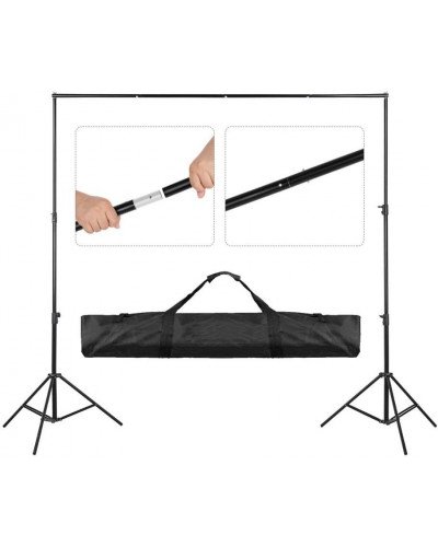 Backdrop Background Stand Set Photography Studio Photo 2x3m Backdrop Background Stand Set Photography Studio Photo 2x3m