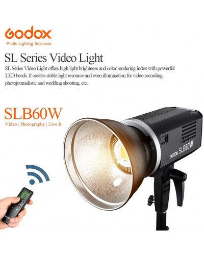 Godox SLB60W 60W LED Studio Photo Strobe Light