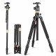 QZSD Q999H Aluminum Alloy Tripod Monopod with Horizontal Column 360 Degree Damping Ball Head QZSD Q999H Aluminum Alloy Tripod Monopod with Horizontal Column 360 Degree Damping Ball Head