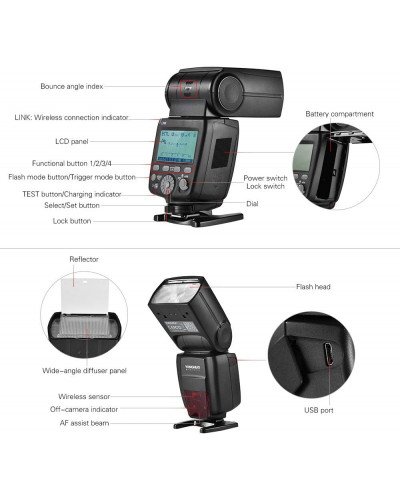 YONGNUO YN680EX-RT Lithium 2.4G Wireless TTL Flash Speedlite