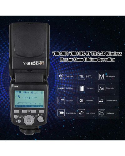 YONGNUO YN680EX-RT Lithium 2.4G Wireless TTL Flash Speedlite