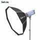 Selens 60cm Octagon Softbox Umbrella Bowens Mount for Studio Light Strobe Selens 60cm Octagon Softbox Umbrella Bowens Mount for Studio Light Strobe