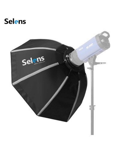 Selens 60cm Octagon Softbox Umbrella Bowens Mount for Studio Light Strobe Selens 60cm Octagon Softbox Umbrella Bowens Mount for Studio Light Strobe