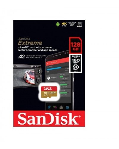 SanDisk Micro SDXC Extreme 128GB Memory Card