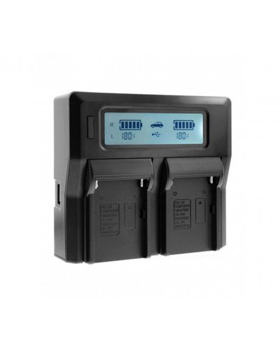 شاحن بيت وسيارة لبطاريتين 550D,600D,650D,700D