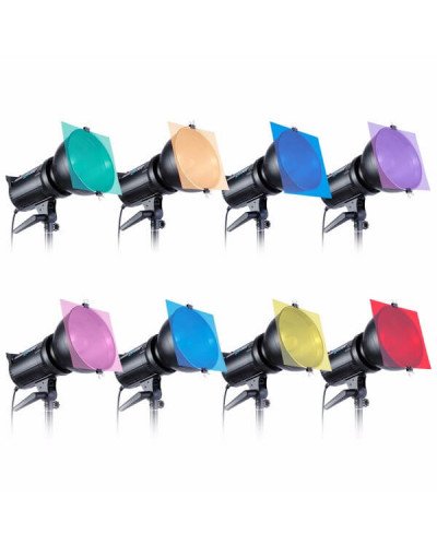 فلاتر اضاءة ملونه color gel filter