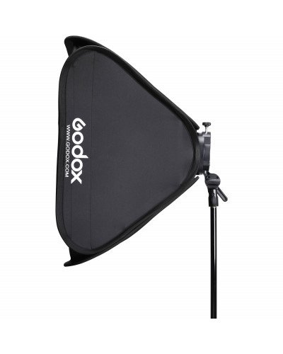 Godox S2 Bowens Mount Bracket with Softbox & Carrying Bag Kit (80x80cm )