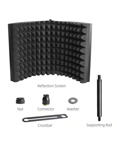 MAONO Studio Microphone Isolation Shield Foldable High Density