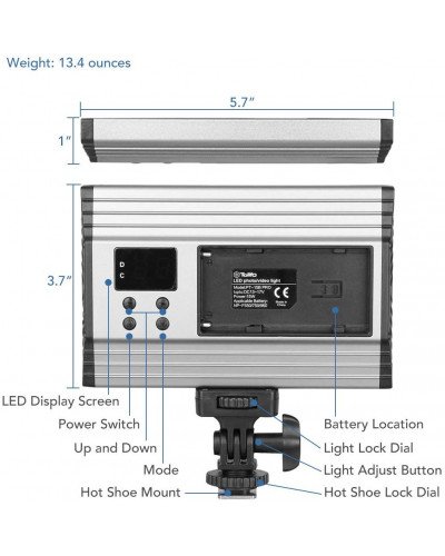 Tolifo PT-15B PRO Camera Light Panel Tolifo PT-15B PRO Camera Light Panel