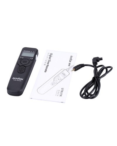 Godox UTR-C3 Replaceable Plug Cable LCD Timer Controller for Canon