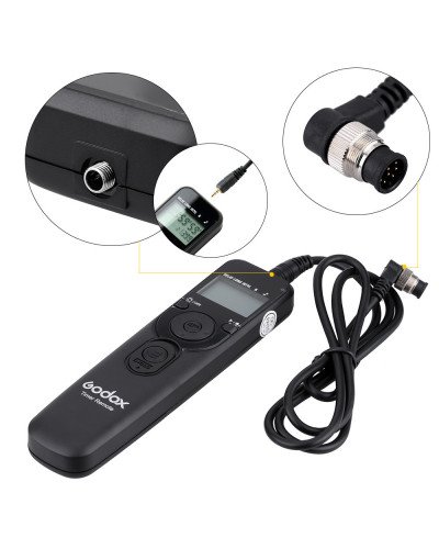 Godox UTR-N1 Shutter Release LCD Timer Remote Controller for Nikon