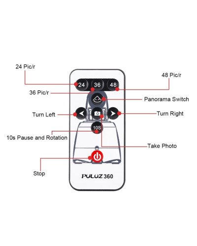 PULUZ Electronic 360 Degree Rotation Panoramic Tripod