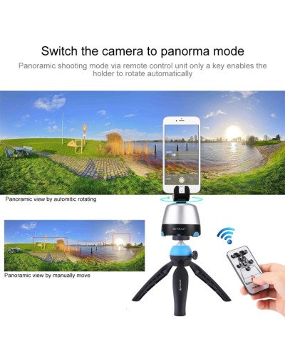 PULUZ Electronic 360 Degree Rotation Panoramic Tripod