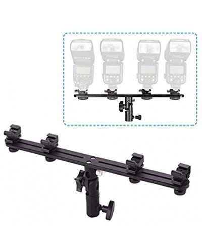 Universal Four Flash Bracket Hot Shoe