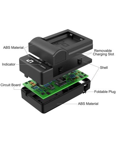 LP NP-FW50 Battery Charger A6000, A6400, A6100, A6300, A6500, A5100, A7, A7 II, A7R, A7R II, A7R2, A7S, A7S II, A7S2, A5000, A3000, A55, RX10, NEX-3/5/7 Series LP NP-FW50 Battery Charger A6000, A6400, A6100, A6300, A6500, A5100, A7, A7 II, A7R, A7R II, A7R2, A7S, A7S II, A7S2, A5000, A3000, A55, RX10, NEX-3/5/7 Series