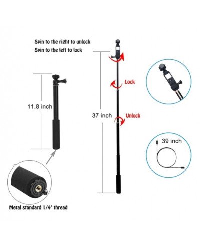 Selfie Stick Ring Fill Light For Osmo Pocket