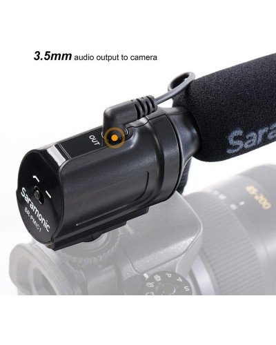 Saramonic SR-PMIC1 Battery-Free On-Camera Shotgun Microphone