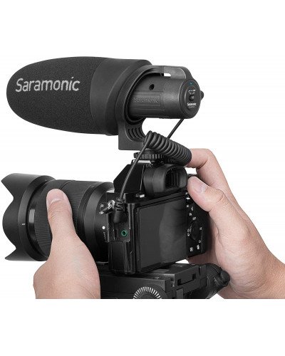 CamMic+ On-Camera Battery-Powered Shotgun Microphone for DSLR