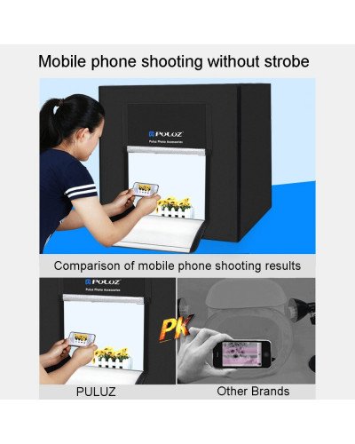 PULUZ 80X80cm lightbox Photo Studio Box softbox 